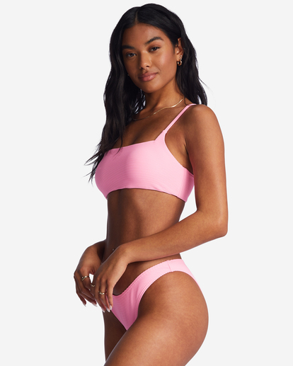 1 Tanlines Zoe Crop Bikini Top Pink ABJX300768 Billabong