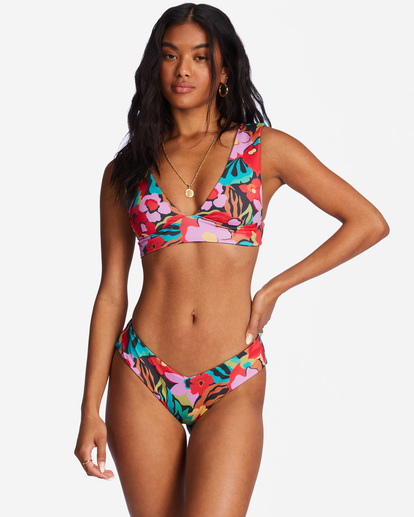 Islands Away Rev Reversible Plunge Bikini Top | Billabong