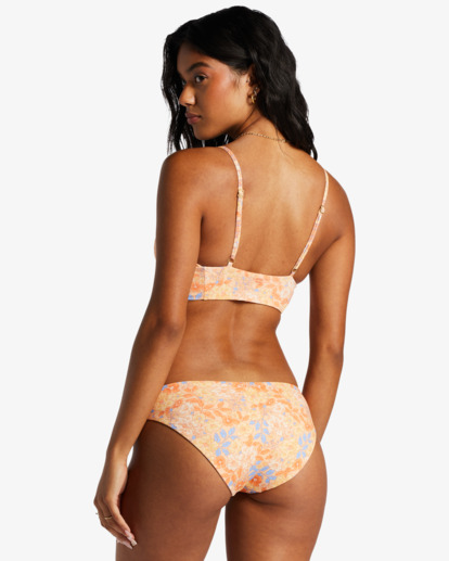2 Fine By Me Reversible V-Neck Bikini Top Orange ABJX300872 Billabong