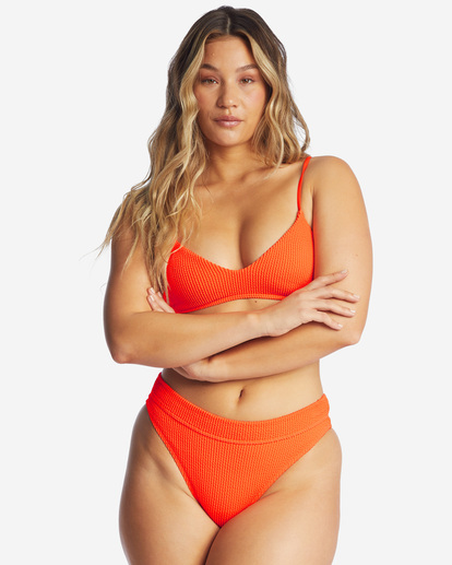 7 Summer High Maui Rider Bikini Bottoms Orange ABJX400214 Billabong