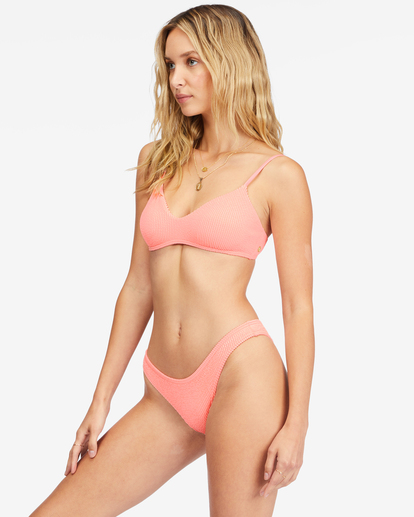 1 Summer High Isla Bikini Bottoms Pink ABJX400402 Billabong