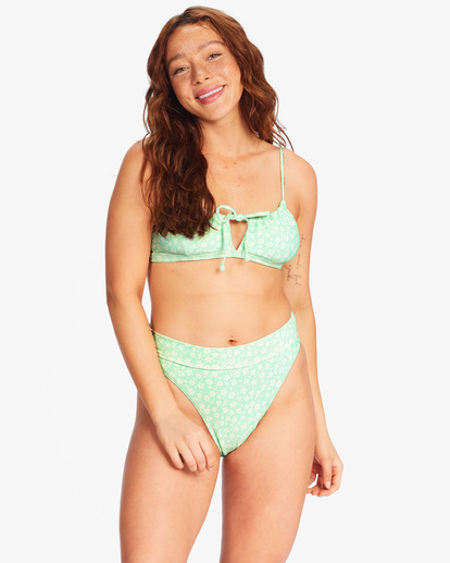 4 Crush On You Maui Rider Bikini Bottoms Green ABJX400549 Billabong