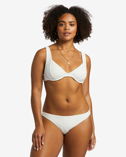 5 In The Loop Tropic Bikini Bottoms White ABJX400740 Billabong