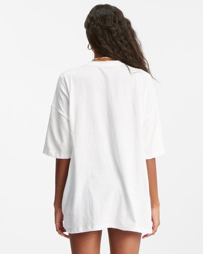 4 In The Garden Boyfriend T-Shirt White ABJZT00546 Billabong