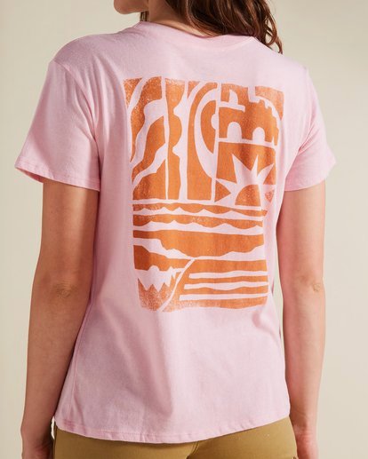 5 A/Div Tee Short Sleeve UPF 50 T-Shirt Pink ABJZT00620 Billabong