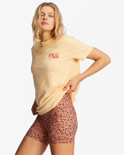1 A/Div Tee Short Sleeve UPF 50 T-Shirt Orange ABJZT00620 Billabong