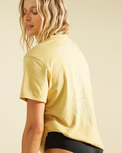 3 A/Div Tee Short Sleeve UPF 50 T-Shirt Beige ABJZT00620 Billabong