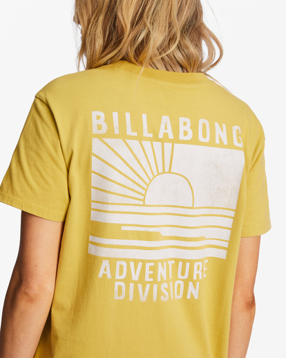 5 A/Div Tee Short Sleeve UPF 50 T-Shirt Yellow ABJZT00620 Billabong