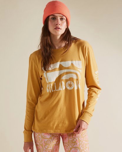 1 A/Div Long Sleeve T-Shirt Yellow ABJZT00621 Billabong