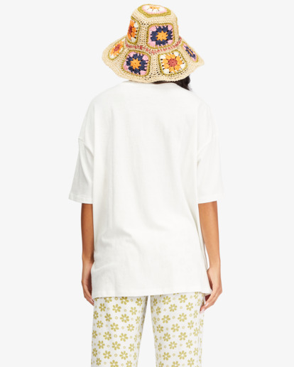 3 Peace And Love Boyfriend T-Shirt White ABJZT00686 Billabong