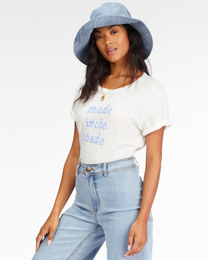 1 Made In The Shade Boyfriend T-Shirt White ABJZT00706 Billabong
