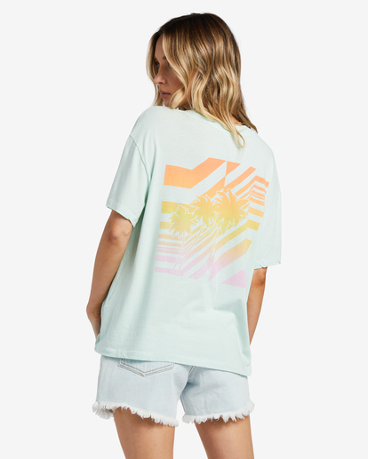 2 Good Tides Oversized T-Shirt Green ABJZT01151 Billabong