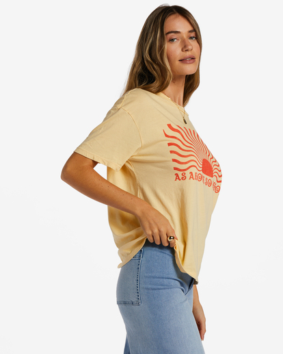 1 As Above So Below T-Shirt Yellow ABJZT01263 Billabong