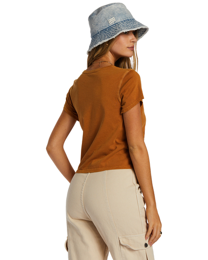 2 Hazzy Days T-Shirt Brown ABJZT01284 Billabong