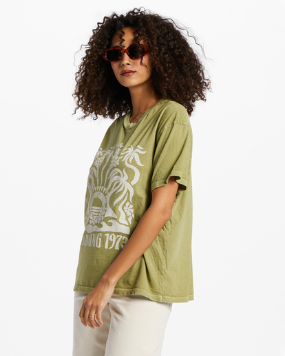 1 Stay Wavy T-Shirt Green ABJZT01413 Billabong