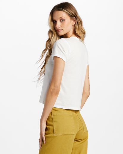 2 Stoked All Day T-Shirt White ABJZT01421 Billabong