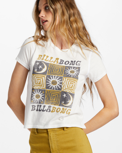 3 Stoked All Day T-Shirt White ABJZT01421 Billabong