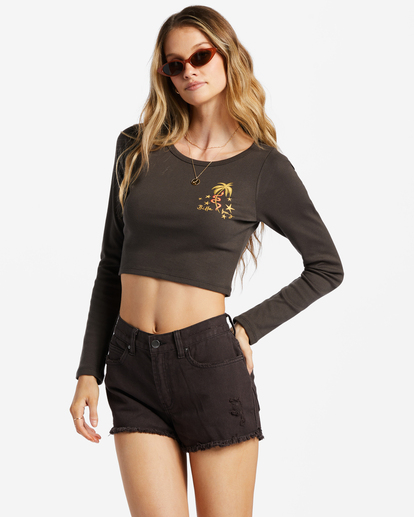 2 In The Tropics T-Shirt Black ABJZT01427 Billabong