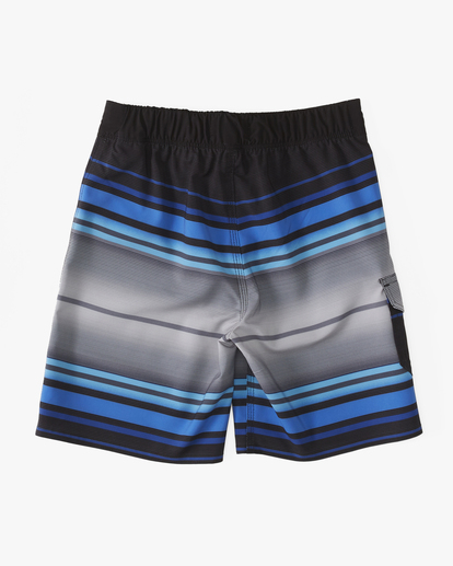 1 Boy's (2-7) All Day Stripe Pro Performance 13" Boardshorts Black ABTBS00146 Billabong