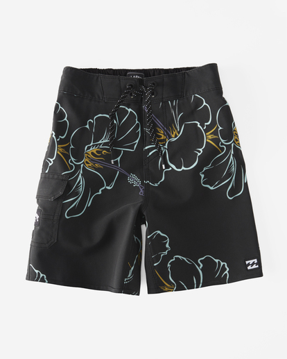 0 Boy's (2-7) Sundays Pro Performance 13" Boardshorts Black ABTBS00147 Billabong