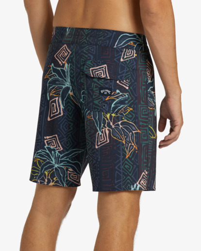 4 Boy's (2-7) Sundays Pro Performance 13" Boardshorts Blue ABTBS00147 Billabong