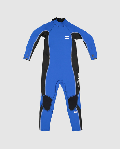 0 Boys 0-7 302 Absolute Back Zip Wetsuit Blue ABTW100103 Billabong