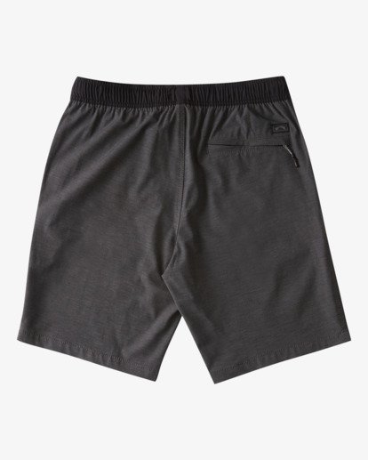 1 Boy's (2-7) Crossfire Elastic Waist Shorts 13" Black ABTWS03001 Billabong