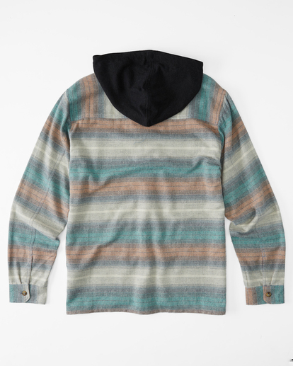 1 Boy's (2-7) Baja Hooded Flannel Shirt Beige ABTWT00110 Billabong