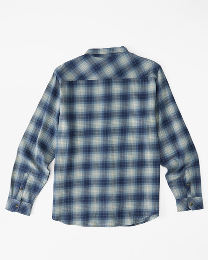 1 Boy's (2-7) Coastline Flannel Shirt Blue ABTWT00113 Billabong