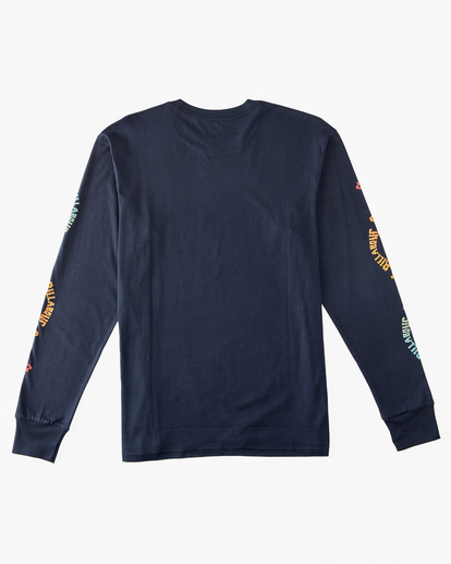 1 Boy's (2-7) Snaking Arches Long Sleeve T-Shirt Blue ABTZT00283 Billabong