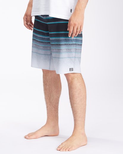 3 All Day Stripe Pro Boardshorts 21" Grey ABYBS00111 Billabong