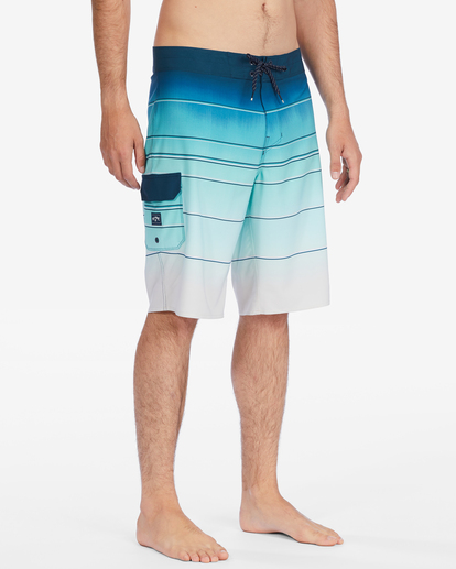 4 All Day Stripe Pro Boardshorts 21" Blue ABYBS00111 Billabong
