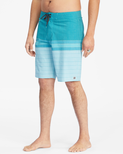 3 All Day Heather Stripe Pro Boardshorts 20" Blue ABYBS00112 Billabong