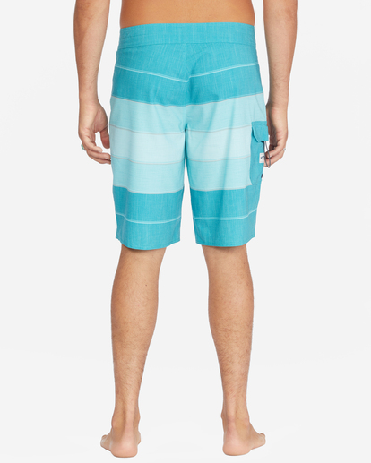 4 All Day Heather Stripe Pro Boardshorts 20" Blue ABYBS00112 Billabong