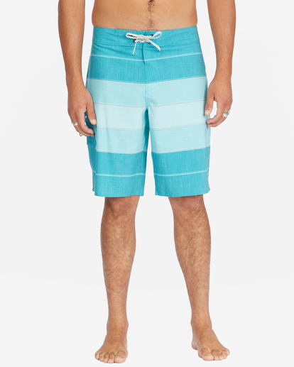 2 All Day Heather Stripe Pro Boardshorts 20" Blue ABYBS00112 Billabong
