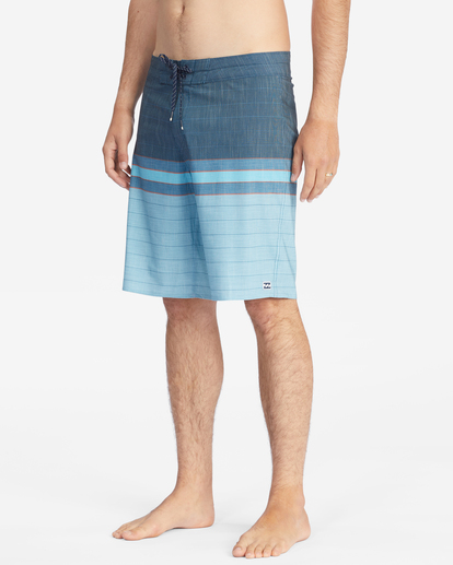 3 All Day Heather Stripe Pro Boardshorts 20" Blue ABYBS00112 Billabong