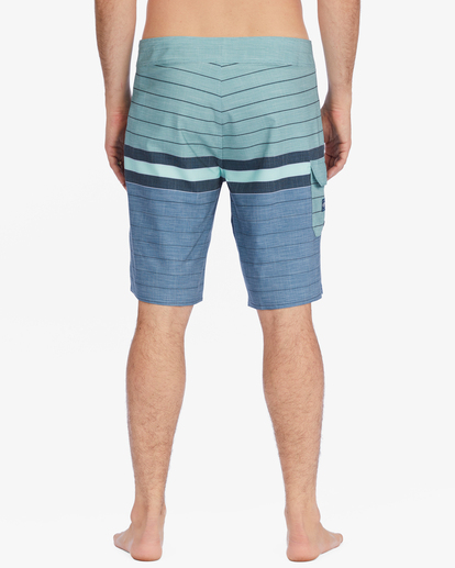 5 All Day Heather Stripe Pro Boardshorts 20" Green ABYBS00112 Billabong