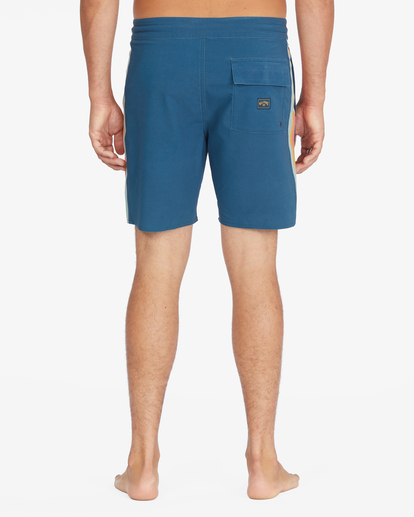 4 D Bah Lo Tides Boardshorts 17" Blue ABYBS00126 Billabong