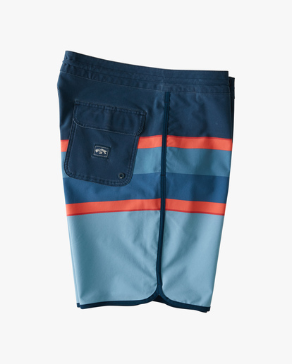7 73 Spinner Lo Tides Boardshorts 19" Blue ABYBS00129 Billabong