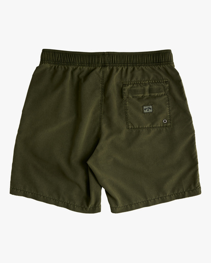 1 All Day Overdyed Layback Boardshorts 17" Green ABYBS00134 Billabong