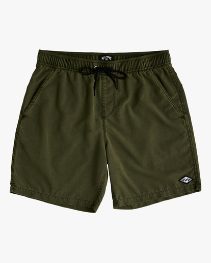 0 All Day Overdyed Layback Boardshorts 17" Green ABYBS00134 Billabong