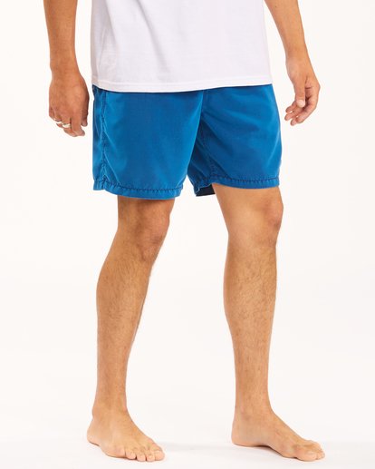 4 All Day Overdyed Layback Boardshorts 17" Blue ABYBS00134 Billabong