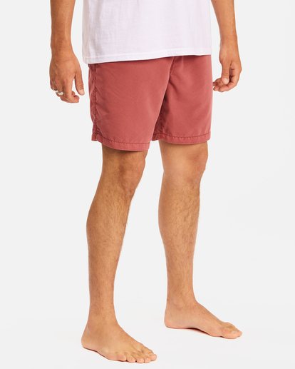 4 All Day Overdyed Layback Boardshorts 17" Green ABYBS00134 Billabong