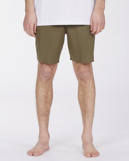 2 A/Div Surftrek Hemp Lo Tides Boardshorts 17"  ABYBS00138 Billabong