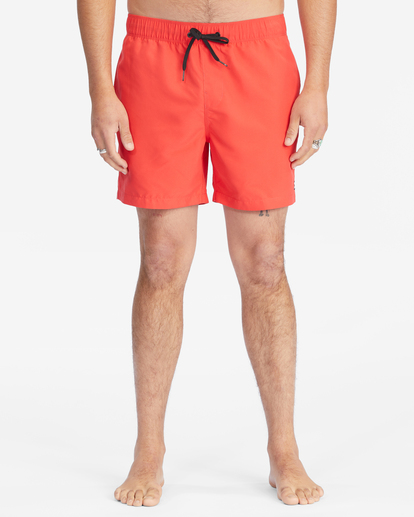 2 All Day Layback Boardshorts 16" Red ABYBS00153 Billabong