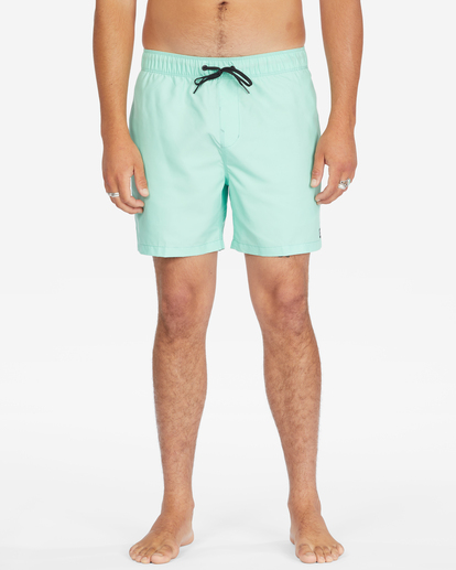 2 All Day Layback Boardshorts 16" Blue ABYBS00153 Billabong