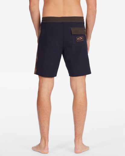 4 D Bah Lo Tide Boardshorts 18" Blue ABYBS00247 Billabong