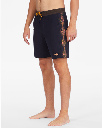 3 D Bah Lo Tide Boardshorts 18" Blue ABYBS00247 Billabong