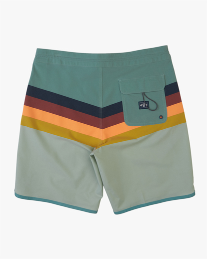1 73 Spinner Lo Tide Boardshorts 19" Green ABYBS00251 Billabong