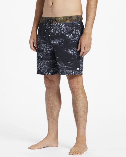 3 Sundays Layback Boardshorts 17" Black ABYBS00253 Billabong